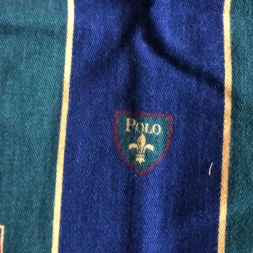 Ralph Lauren Green and Blue Pillow Cover - Picture 2 of 4